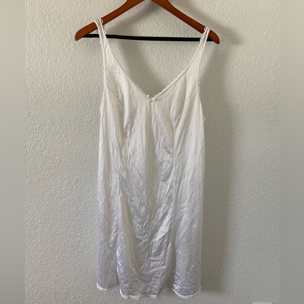 Vintage Warner's White Slip Dress